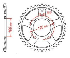 JT 525 MVXZ2 - 16/44 - 108 Standard stålkrans