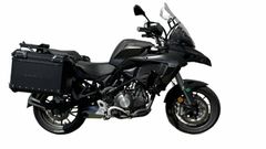 Schwarz Aluminium - das Paar 38/38 L - Halterung inklusive
