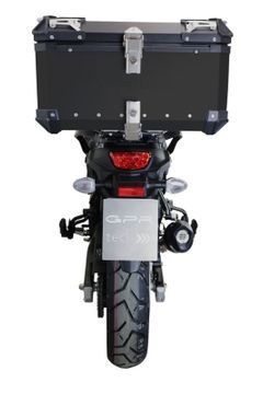 ALPI-TECH Alu - Complete with support - 55 litres - black
