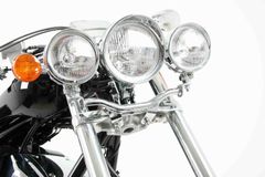 Twinlight (road) with bracket and cable - chrome