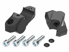 avec déport 30 mm de haut et 25 mm en arrière  - noir