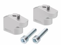 avec déport 30 mm de haut et 25 mm en arrière  - argent