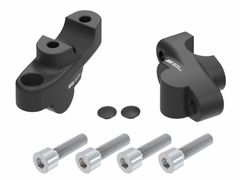 avec déport 30 mm de haut et 21 mm en arrière  - noir