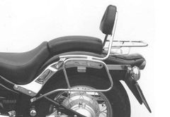 Tubulaire pour sacoches en cuir  - chrome