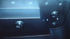 Cutout pour sacoches en cuir  - noir