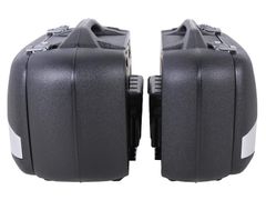 Junior Flash argent Enduro (30 L gauche / 40 L droite) - noir