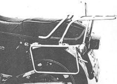 avec support de valises latérales - chrome