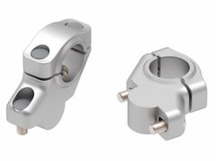 with a 30 mm height offset and 21 mm rearward - silver