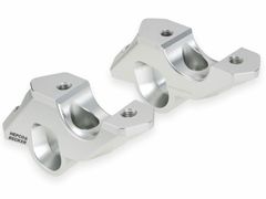 with a 30 mm offset in height and 33 mm to the rear - silver