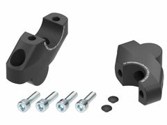 avec déport 30 mm de haut et 21 mm en arrière  - noir