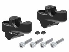 avec déport 30 mm de haut et 21 mm en arrière  - noir