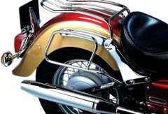 Tubulaire pour sacoches en cuir  - chrome