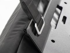 Xtravel Basic links mit Adapterplatte für Rohrhalterung - schwarz