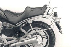 avec support de valises latérales - chrome