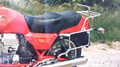 avec support de valises latérales - chrome