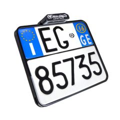 arrière immatriculation