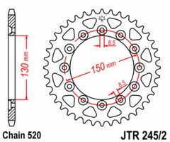acier standard 245/2 - 520
