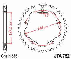 Standardstahl 752 - 525 - Benötigt einen Kranzhalter