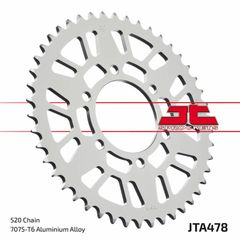 Aluminium Ultra-Light Rear Sprocket 478 - 520