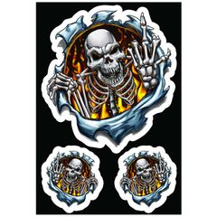 FINGER SKULL 75x140mm LT55072