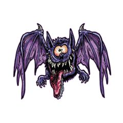 MINI SKULL BAT 60x80mm
