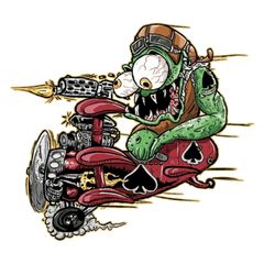 MINI RED BARON MONSTER 60x80mm