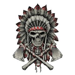 MINI RENEGADE SKULL 60x80mm