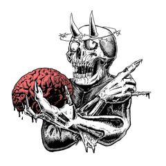 MINI SKULL BRAIN 60x80mm