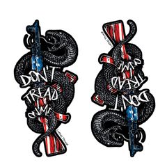 MINI DON'T TRAD ON ME 60x80mm