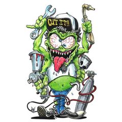 MINI MECHANIC MONSTER 60x80mm