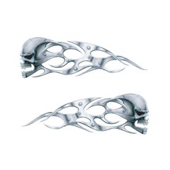 TETE MORT CHROME 70x110mm LT55012