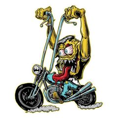 MINI BIKER MONSTER 60x80mm