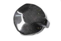 Couvre carter embrayage carbone brillant