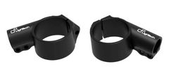Ø51 mm hoogte +0 mm offset +20 mm/10° - Zwart