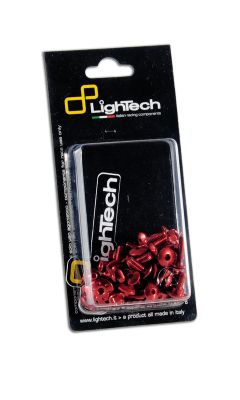 motorschroevenset rood aluminium 32 stuks