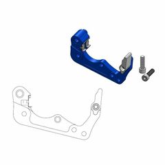 Front Support Offroad MM 260 HVA blue incl. clip caliper Mag
