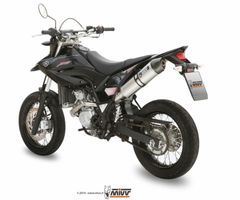Demper Oval rvs/carbon eindkap