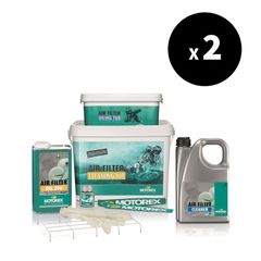 Kit complet pour filtres à air x2