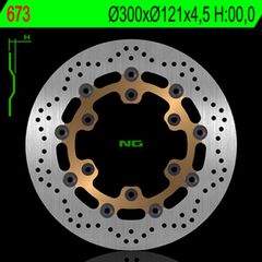 NG BRAKES Bremsscheibe schwimmend rund