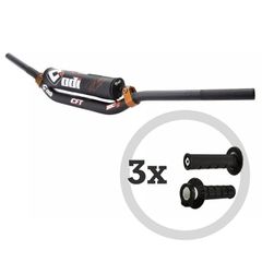 satz – CFT Podium MX + 3 Paar MX V2 Lock-On-Griffschalen mit Waffelmuster