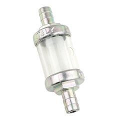 ZYLINDRISCHE STAHL DIAM 8 mm TRANSPARENT - SILBER