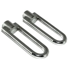 PILOTE U LISSE ACIER CHROME
