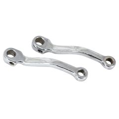 CENTRE DISTANCE 140mm CHROME STEEL PAIR