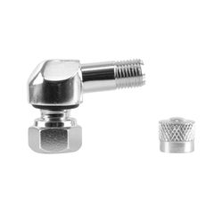 PNEU TUBELESS COUDEE TV25AL ALU ARGENT DIAM 8,3 mm