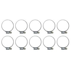 COLLIER DE SERRAGE METAL A CREMAILLERE 32 A 50mm (SACHET DE 10 PIECES) LARGEUR 9mm -P2R-