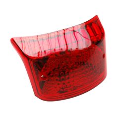 FEU ARRIERE SCOOT ADAPTABLE MBK 50 BOOSTER 2004+-YAMAHA 50 BWS 2004+ ROUGE (HOMOLOGUE CE) (5WW-H4700-00) -P2R-