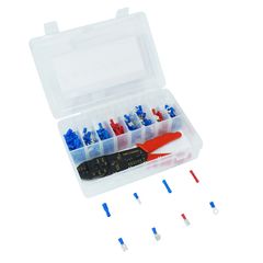 COSSE ELECTRIQUE AVEC PINCE (ASSORTIMENT) (COFFRET DE 200 PIECES) -P2R-