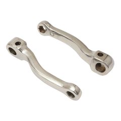 ENTRAXE 125mm ACIER CHROME PAIRE