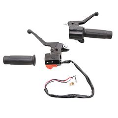THROTTLE-BRAKE HANDLE ADAPTABLE PEUGEOT 103 MVL-SP OLD MODEL WITH HORN AND TURN SIGNAL SWITCH (PAIR) -P2R-