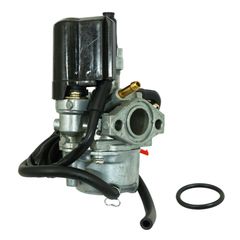 CARBURATEUR SCOOT ADAPTABLE PEUGEOT 50 TKR, SPEEDFIGHT 1 ET 2, BUXY, ELYSEO, TREKKER (AVEC STARTER ELECTRIQUE ET JOINT TORIQUE A